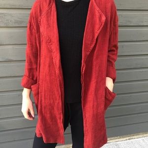 NEW Zara Oversized Linen Coat